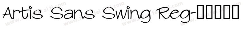 Artis Sans Swing Reg字体转换